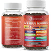 Apple Sea Moss Gummies All-in-1 Supplement with Sea Moss: 3000mg Sea Moss, 2000mg Black Seed Oil, 1000mg Ashwagandha, Turmeric, Bladderwrack, Burdock, ACV, Black Pepper